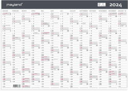 Mayland kontorkalender A3 moderne 1x13 mdr