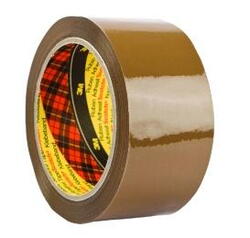 Pakketape 50x66 3M Scotch brun acryl 6 stk/pk