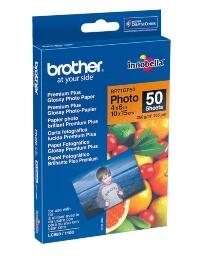 Brother glossy fotopapir 15x10 cm 50 ark