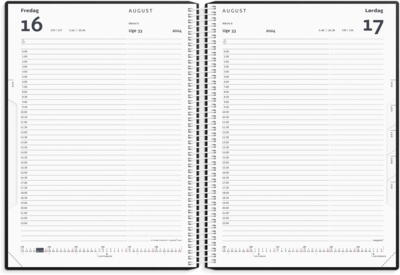 Mayland Timekalender 17x23,5 cm sort 24 2180 00