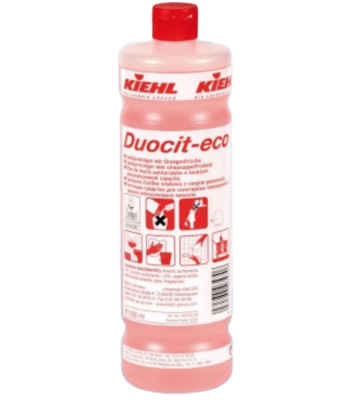 Kiehl Duocit-eco 1 ltr sur sanitetsrengøring uden farve og duft 6 ltr/krt