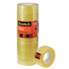Tape Scotch 15mm x 33m Transperant, tårn med 10 rl